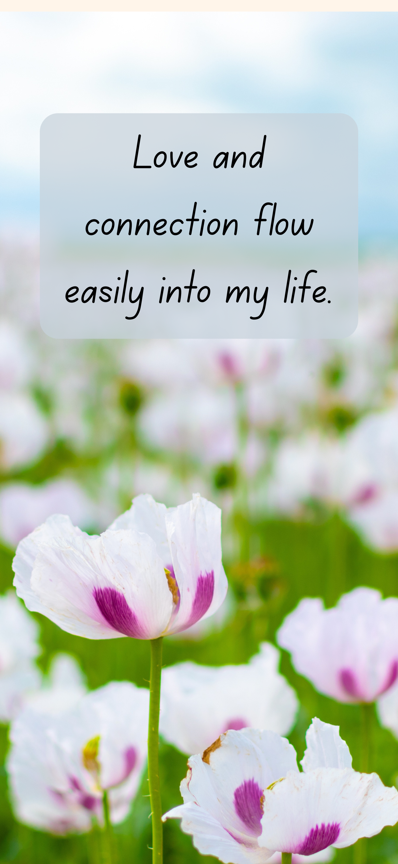 Love and connection flow easily into my life.